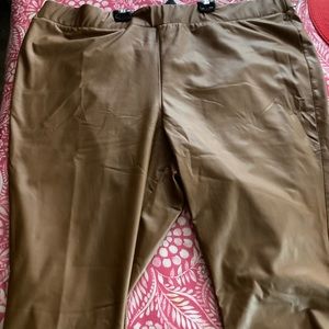 Faux Leather Pants, NWT, 3X
